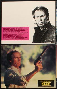 8c205 SUDDEN IMPACT 12 German LCs '83 Clint Eastwood is at it again as Dirty Harry, great images!