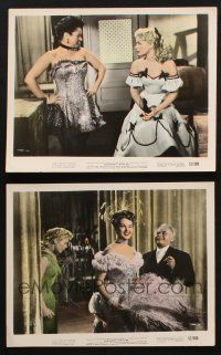 8d303 SOMEBODY LOVES ME 2 color 8x10 stills '52 sexy dancers Betty Hutton & Adele Jurgens!