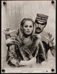 8d825 ANYONE CAN PLAY 3 7.5x9.5 stills '68 great images of sexy Ursula Andress & Brett Halsey!