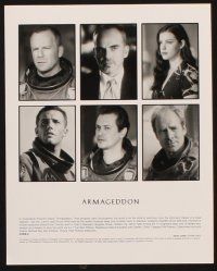 8d391 ARMAGEDDON 9 8x10 stills '98 Bruce Willis, Ben Affleck, Billy Bob Thornton, Liv Tyler, Buscemi