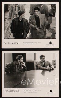 8d428 CORRUPTOR 8 8x10 stills '99 Chow Yun-Fat & Mark Wahlberg, director James Foley candid
