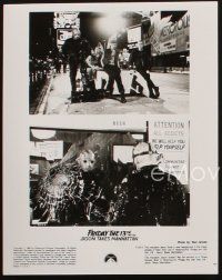 8d937 FRIDAY THE 13th PART VIII 2 8x10 stills '89 Jason Takes Manhattan, cool creepy horror images!