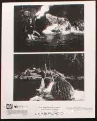8d762 LAKE PLACID 4 8x10 stills '99 Bridget Fonda, Brendan Gleeson, cool images of giant crocodile!