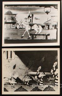8d676 LUCKY LUKE 5 8x10 stills '72 Daisy Town, great western animated cartoon action images!