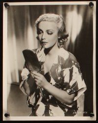 8d882 MADELEINE CARROLL 3 8x10 stills '40s great images of the actress by camera & doing her makeup!
