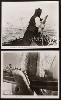 8d887 MOBY DICK 3 8x10 stills R75 John Huston, images of Gregory Peck & the giant whale!