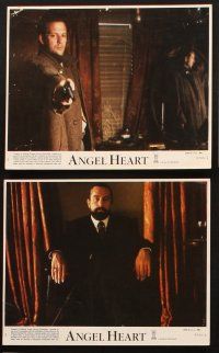 8d224 ANGEL HEART 6 8x10 mini LCs '87 Robert DeNiro, Mickey Rourke, sexy Lisa Bonet, Alan Parker!