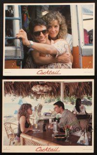 8d251 COCKTAIL 5 8x10 mini LCs '88 cool bartender Tom Cruise, Bryan Brown, sexiest Elisabeth Shue!