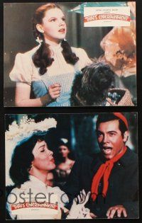 8d274 THAT'S ENTERTAINMENT 4 color 8x10 stills '74 Judy Garland in The Wizard of Oz, MGM's best!