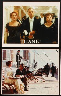 8d242 TITANIC 6 color South American 8x10 stills '97 Leonardo DiCaprio, Kate Winslet, James Cameron