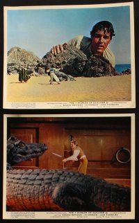 8d002 3 WORLDS OF GULLIVER 12 color English FOH LCs '60 Harryhausen classic, giant Kerwin Mathews!