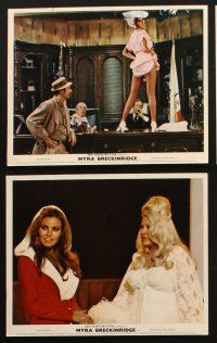 8d169 MYRA BRECKINRIDGE 8 color English FOH LCs '70 John Huston, Mae West & sexiest Raquel Welch!