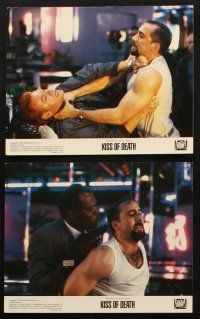 8d093 KISS OF DEATH 8 8x10 mini LCs '95 Nicolas Cage, David Caruso, Samuel L. Jackson!