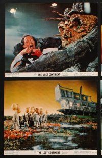 8d098 LOST CONTINENT 8 8x10 mini LCs '68 Hammer fantasy/horror, includes cool special fx images!