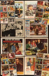8e028 LOT OF 40 LOBBY CARDS '40s-70s great images from a variety of different movies!