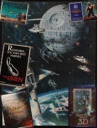 8e126 LOT OF 7 UNFOLDED SPECIAL & COMMERCIAL POSTERS '70s-90s Star Wars, Forbidden Planet & more!