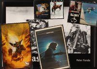 8e127 LOT OF 7 MOSTLY UNFOLDED SPECIAL POSTERS '70s-90s Easy Rider, Godfather II, Johnny Cash!
