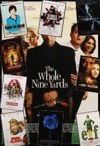 8e151 LOT OF 45 UNFOLDED DOUBLE-SIDED ONE-SHEETS '96 - '08 Whole Nine Yards, Unbreakable & more!