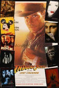 8e154 LOT OF 41 UNFOLDED DOUBLE-SIDED ONE-SHEETS '89 - '06 Indiana Jones & the Last Crusade+more!