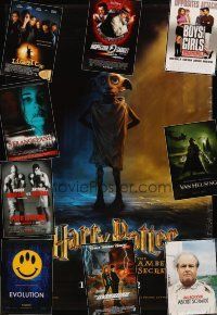 8e159 LOT OF 36 UNFOLDED DOUBLE-SIDED ONE-SHEETS '93 - '04 Harry Potter & much more!