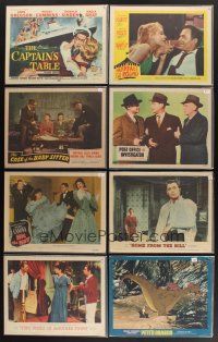 8e018 LOT OF 98 LOBBY CARDS '42 - '82 Robert Mitchum, Julie Newmar, Kirk Douglas & many more!