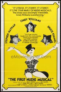 8f278 FIRST NUDIE MUSICAL 1sh '76 the ultimate take-off, Cindy Wiliams!