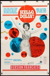 8f421 HELLO DOLLY 1sh '70 Barbra Streisand & Matthau for the first time at popular prices!