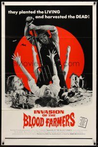 8f494 INVASION OF THE BLOOD FARMERS 1sh '72 they planted the LIVING and harvested the DEAD!