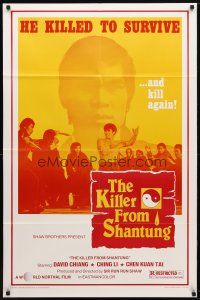 8f521 KILLER FROM SHANTUNG 1sh '80 Cheh Chang's Ma Yong Zhen, kill & kill again!