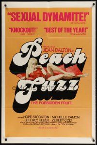 8f757 PEACH FUZZ 1sh '77 introducing sexiest Jean Dalton, the forbidden fruit!