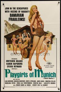 8f776 PLAYGIRLS OF MUNICH 1sh '77 join the sexcapades with dozens of naughty Bavarian frauleins!