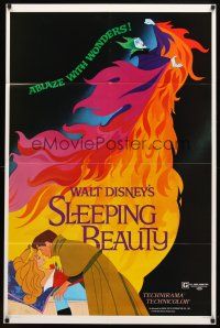 8f879 SLEEPING BEAUTY style A 1sh R79 Walt Disney cartoon fairy tale fantasy classic!