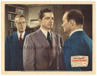 8g083 BOOMERANG LC #7 '47 Dana Andrews glares at Robert Keith, Elia Kazan film noir!