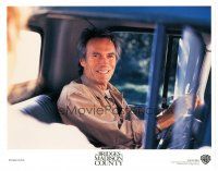 8g602 BRIDGES OF MADISON COUNTY LC '95 great close up of smiling Clint Eastwood inside truck!