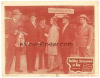 8g088 BULLDOG DRUMMOND AT BAY LC #6 '47 Anita Louise & Ron Randell watch man with wacky doll!