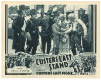 8g299 CUSTER'S LAST STAND chapter 9 LC '36 Frank McGlynn watches young boy shake hands w/old man!