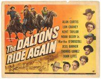 8g397 DALTONS RIDE AGAIN TC '45 headshots of cowboy Lon Chaney Jr. & seven other top stars!