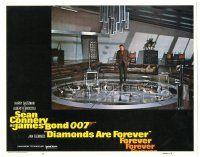 8g642 DIAMONDS ARE FOREVER LC #8 R80 Sean Connery as James Bond walking over huge scale model!