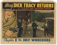 8g304 DICK TRACY RETURNS chapter 1 LC '38 Charles Middleton, John Merton & others with cash bags!