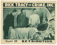 8g309 DICK TRACY VS. CRIME INC. chapter 15 LC '41 c/u of men talking to Ralph Byrd in hospital bed!