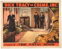 8g306 DICK TRACY VS. CRIME INC. chapter 1 LC '41 full-color, cool border art + Byrd with police!