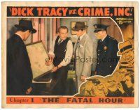 8g307 DICK TRACY VS. CRIME INC. chapter 1 LC '41 full-color, cool border art, Shaw shows Byrd map!