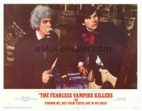 8g665 FEARLESS VAMPIRE KILLERS LC #8 '67 Roman Polanski & Jack MacGowran begin the vampire hunt!