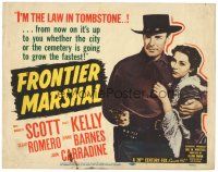 8g414 FRONTIER MARSHAL TC R48 Randolph Scott as Wyatt Earp taming Tombstone, Nancy Kelly!