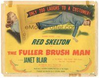 8g415 FULLER BRUSH MAN TC '48 great image of wacky salesman Red Skelton, Janet Blair