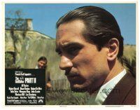 8g143 GODFATHER PART II LC #7 '74 best c/u of Robert De Niro as Vito Corleone, Coppola classic!