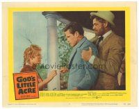 8g689 GOD'S LITTLE ACRE LC #7 '58 Jack Lord between pretty Fay Spain & Robert Ryan!