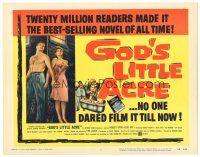 8g422 GOD'S LITTLE ACRE TC '58 Aldo Ray & sexy Tina Louise, anything goes in this Georgia family!