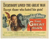 8g424 GREAT MAN TC '57 everyone loved Jose Ferrer, except for those who hated his guts!
