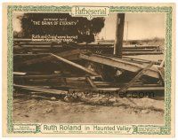 8g324 HAUNTED VALLEY chapter 6 LC '23 Ruth Roland silent western, The Brink of Eternity!